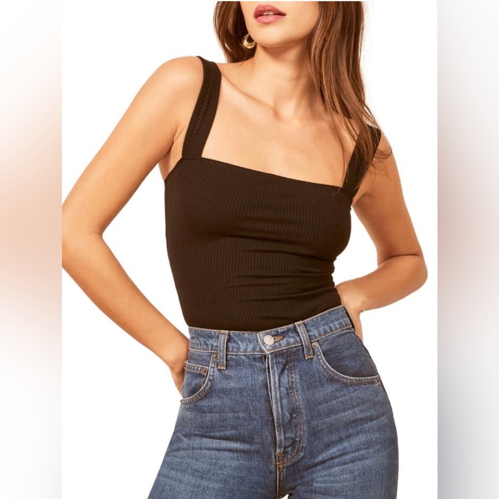 Reformation Ribbed Canyon Tank